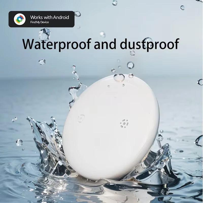 Android Airtag with Magnet Holder Compatible with Google Find My, Waterproof Shockproof Smart Tracker with Protective Cover